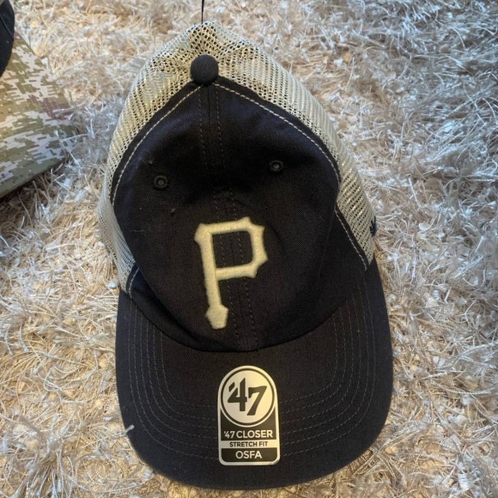 3 for $30 ⚡️ Pittsburgh Pirates baseball hat MLB Griffin Closer NAVY o/s